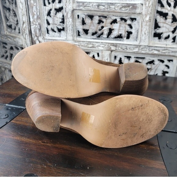 Sole Society Alexi Brown Suede Ankle Bootie Womens Size 8.5 - Picture 10 of 15